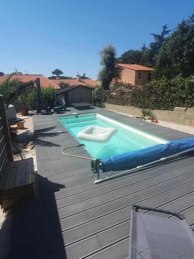 T2 Jusqu'A 4 Personnes En Rez-De-Jardin De Maison, Avec Piscine, Draps Et Serviettes De Toilette Fournis Διαμέρισμα Argelès-sur-Mer Εξωτερικό φωτογραφία